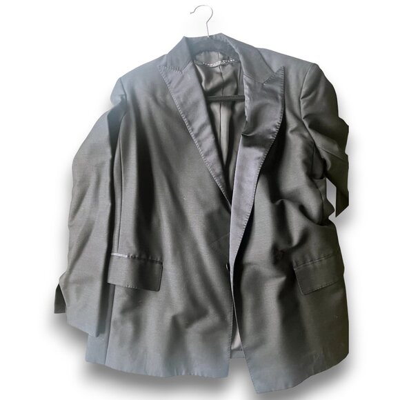 Rare, Vintage Richard Tyler Black “Tuxedo” Blazer, Size 44 / US Size 10 - Picture 9 of 12